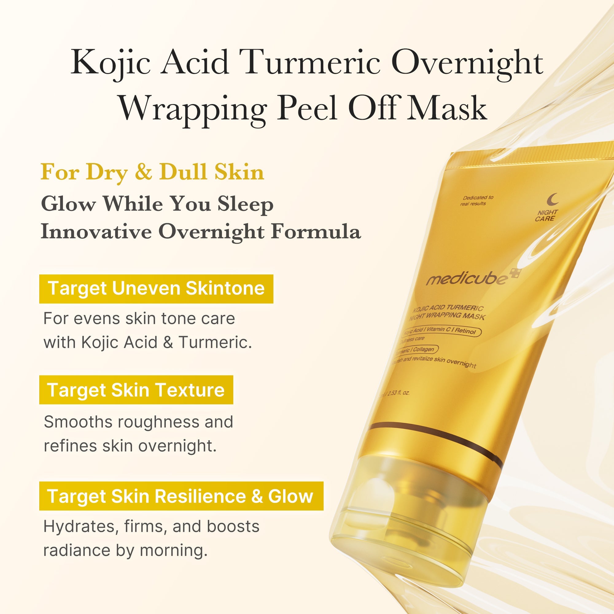 Kojic Acid Turmeric Overnight Wrapping Mask